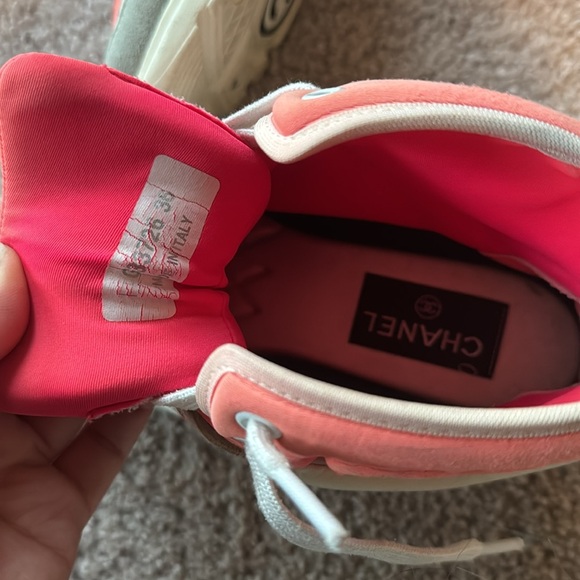 Chanel Neoprene High Top Sneakers - Picture 10 of 11